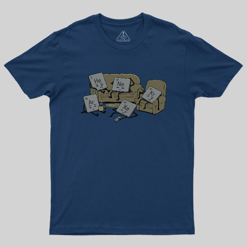 Funny Noble Gases Geek T-Shirt