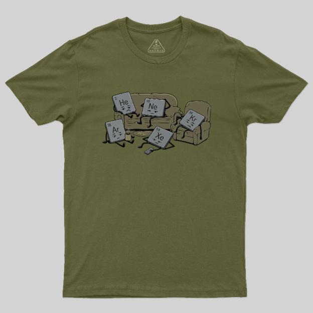 Funny Noble Gases Geek T-Shirt