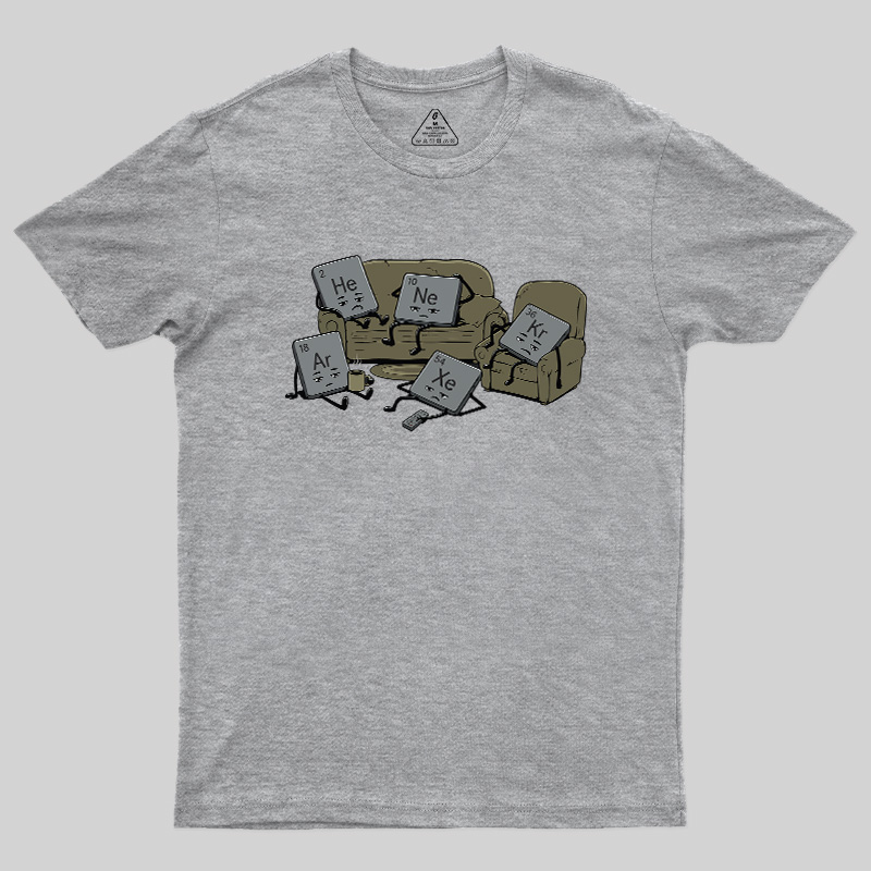Funny Noble Gases Geek T-Shirt