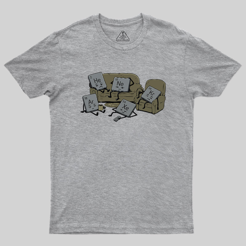 Funny Noble Gases Geek T-Shirt