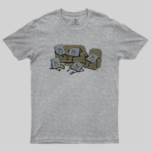 Funny Noble Gases Geek T-Shirt
