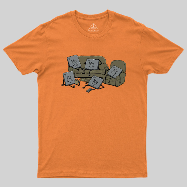 Funny Noble Gases Geek T-Shirt