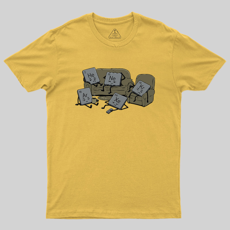 Funny Noble Gases Geek T-Shirt