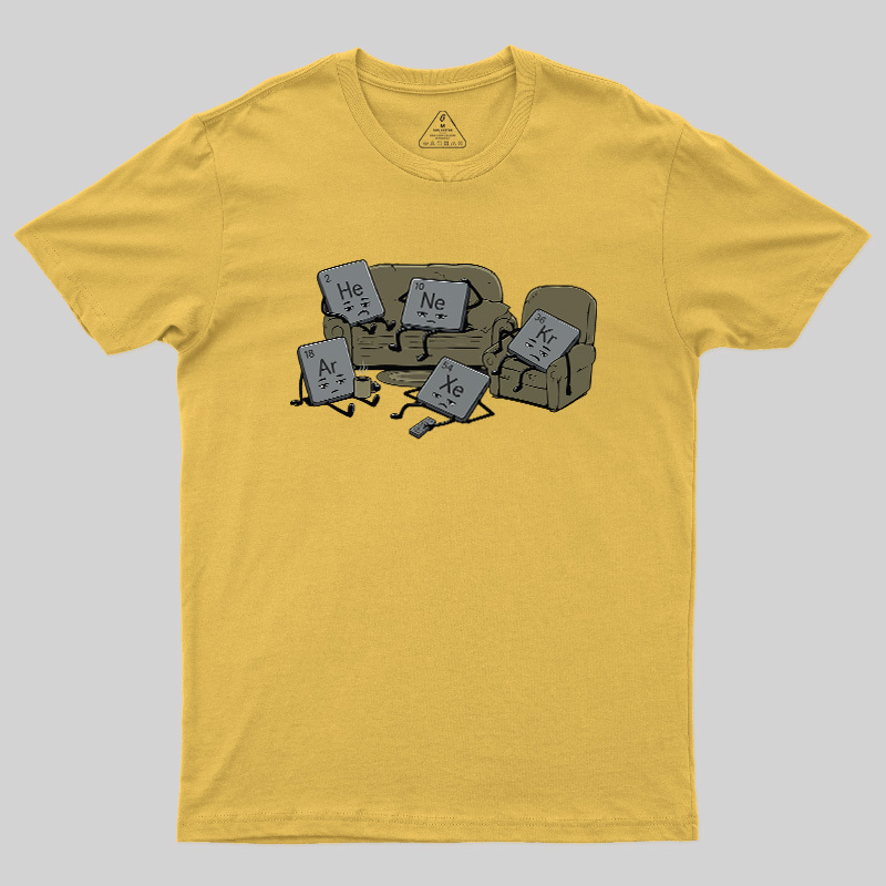 Funny Noble Gases Geek T-Shirt