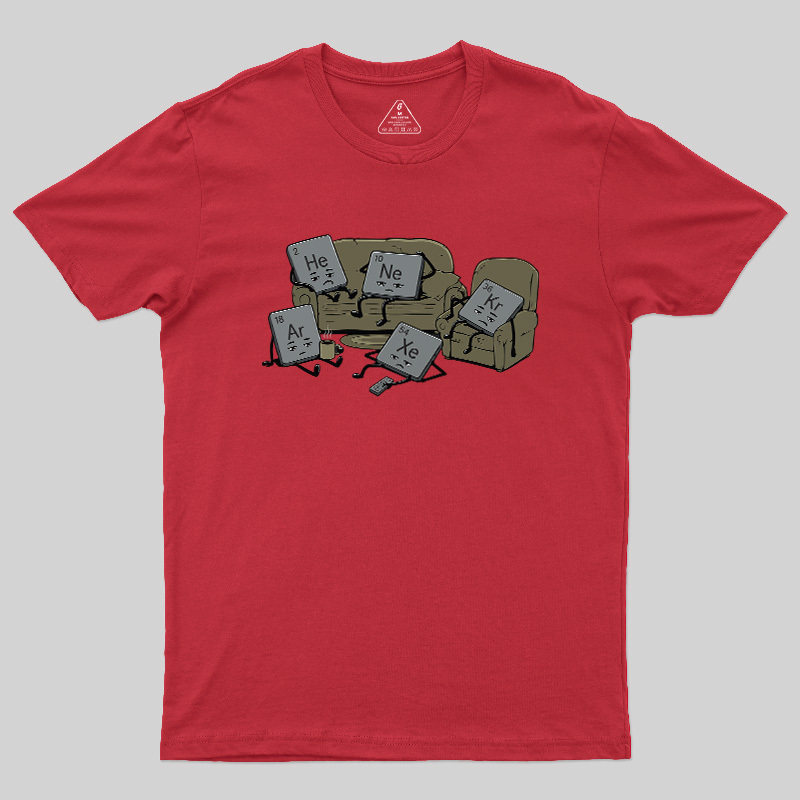 Funny Noble Gases Geek T-Shirt