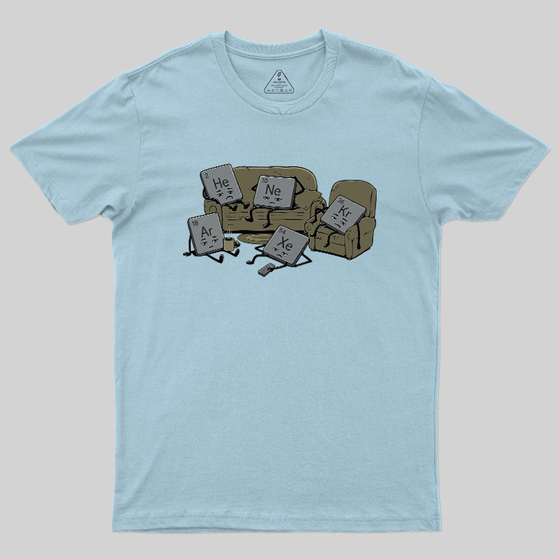 Funny Noble Gases Geek T-Shirt