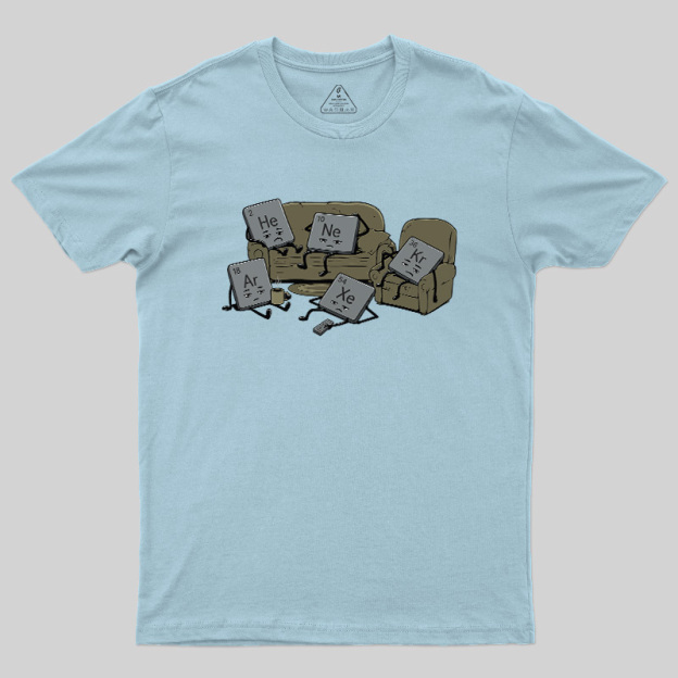 Funny Noble Gases Geek T-Shirt
