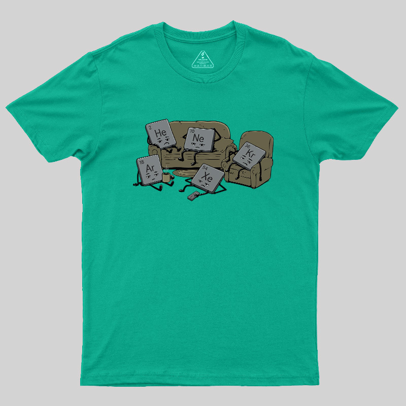 Funny Noble Gases Geek T-Shirt