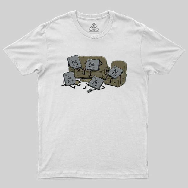 Funny Noble Gases Geek T-Shirt