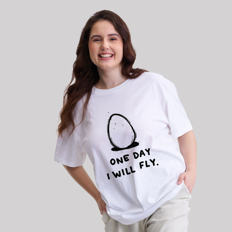 One Day I Will Fly Geek T-Shirt
