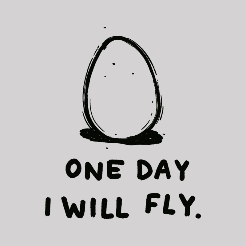 One Day I Will Fly Geek T-Shirt