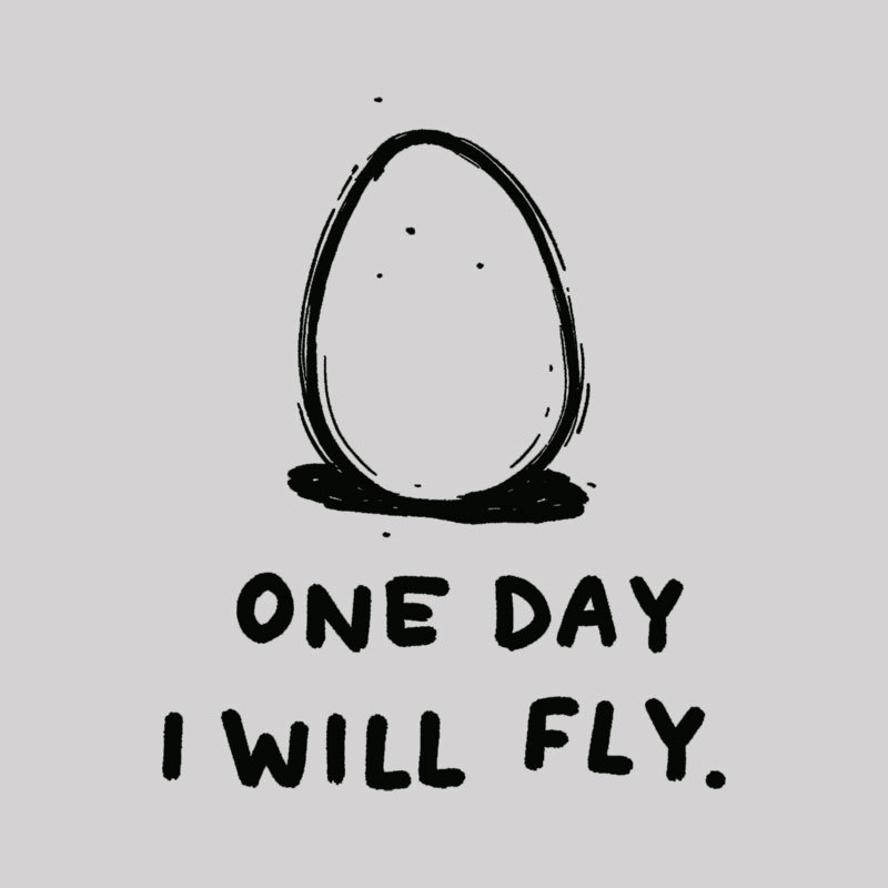 One Day I Will Fly Geek T-Shirt