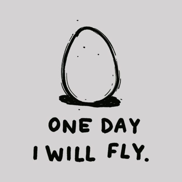One Day I Will Fly Geek T-Shirt