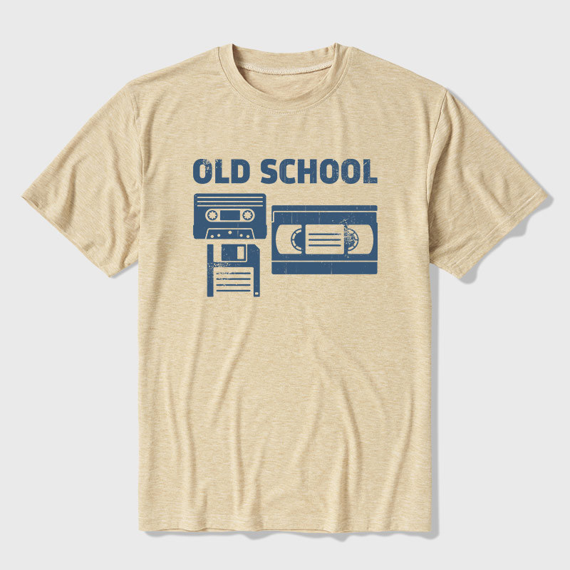 Old School Ultra Soft Heather Tee