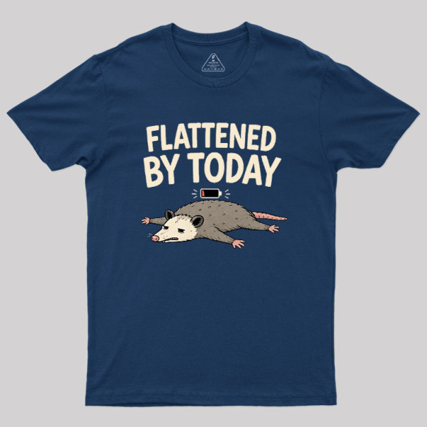 Flattened By Today Geek T-Shirt