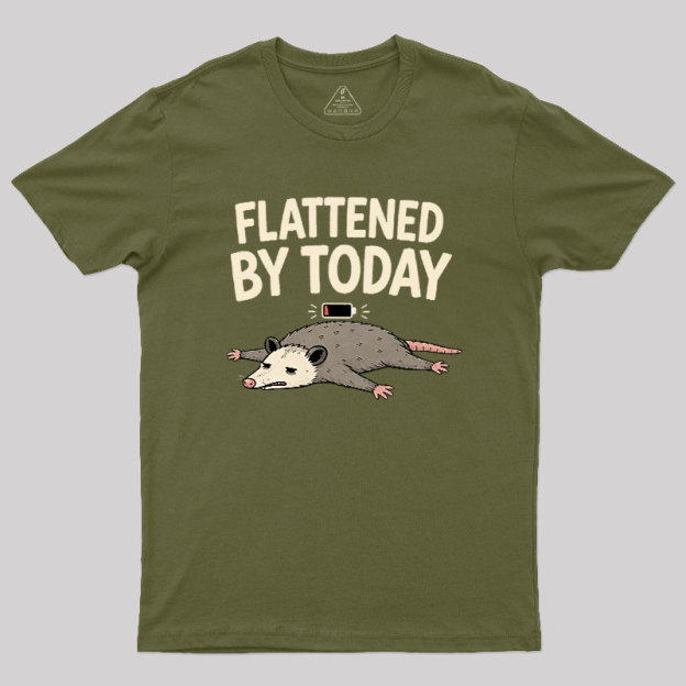 Flattened By Today Geek T-Shirt