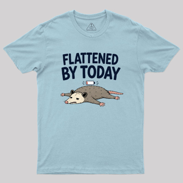 Flattened By Today Geek T-Shirt