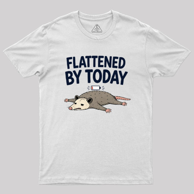 Flattened By Today Geek T-Shirt