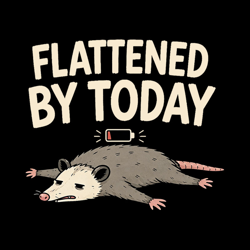 Flattened By Today Geek T-Shirt