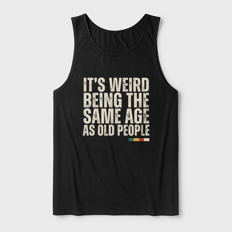 As Old People Ultra Soft Heather Tank