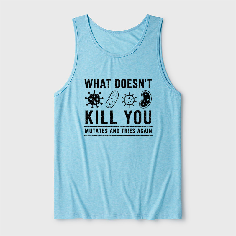 What Doesn't Kill You Mutates And Tries Again Science Ultra Soft Heather Tank