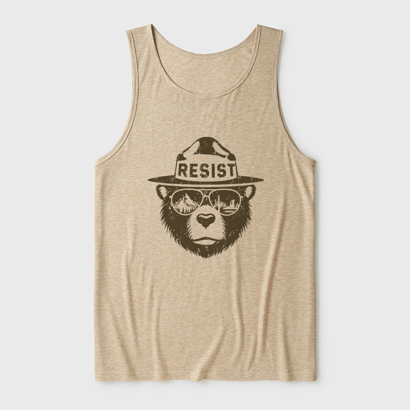 Vintage Alt National Park Service Resist Ultra Soft Heather Tank