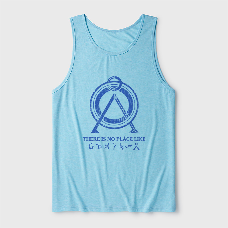 There Is No Place Like Home Vintage Stargate Ultra Soft Heather Tank