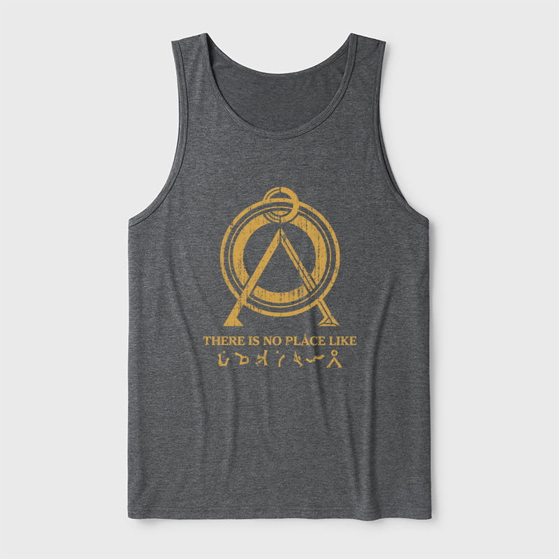 There Is No Place Like Home Vintage Stargate Ultra Soft Heather Tank