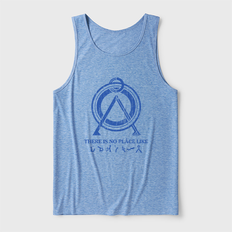 There Is No Place Like Home Vintage Stargate Ultra Soft Heather Tank
