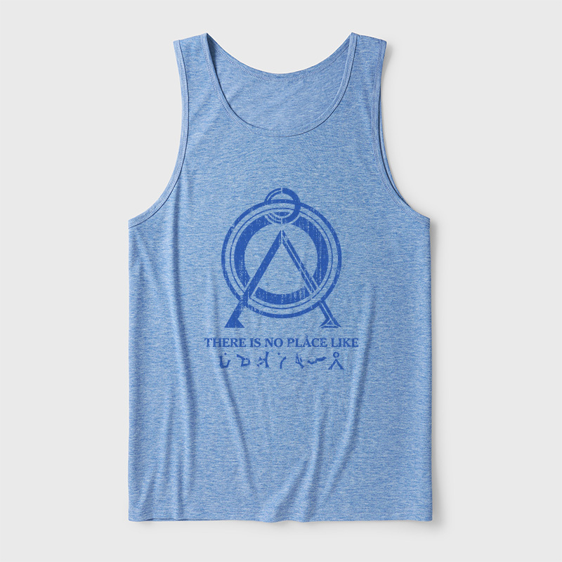 There Is No Place Like Home Vintage Stargate Ultra Soft Heather Tank