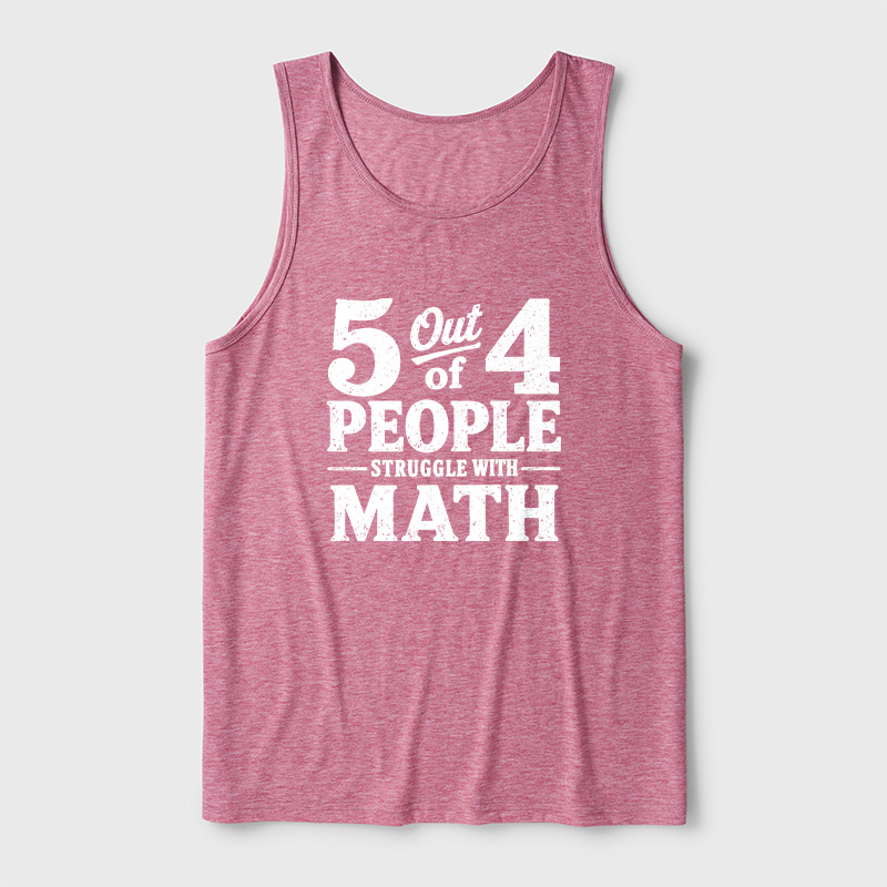 Struggle With Math Ultra Soft Heather Tank