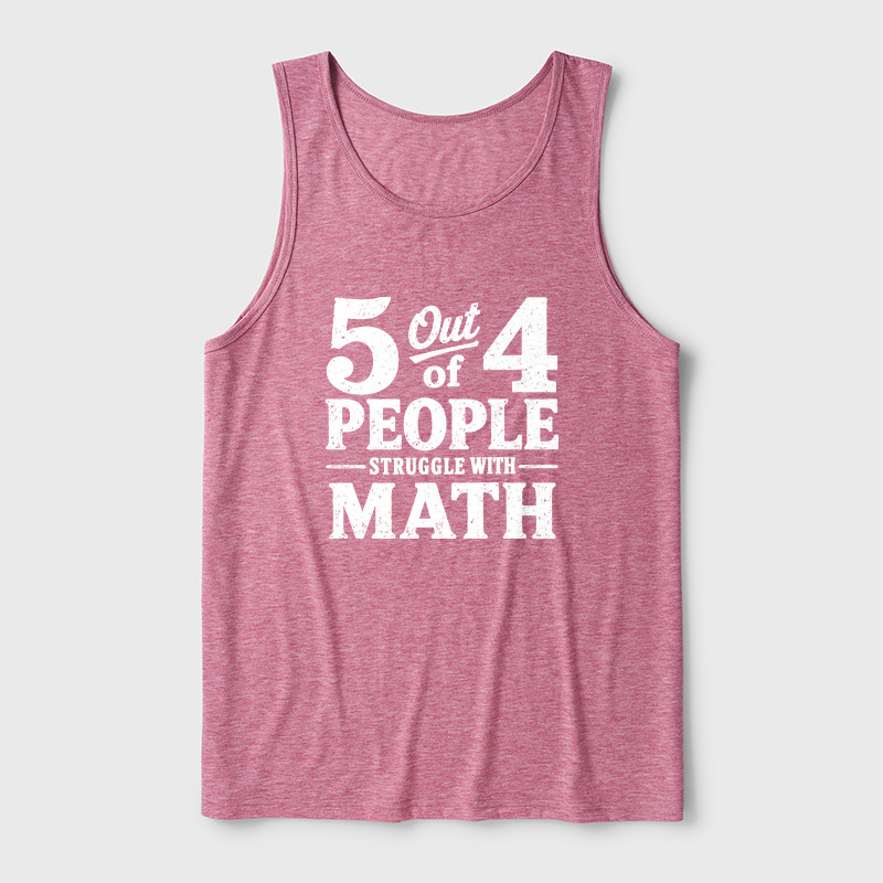 Struggle With Math Ultra Soft Heather Tank