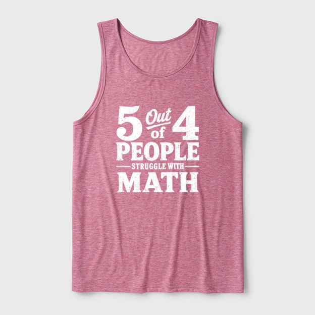 Struggle With Math Ultra Soft Heather Tank