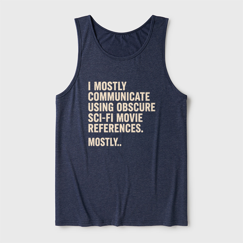 Sci-Fi Movie Reference Ultra Soft Heather Tank