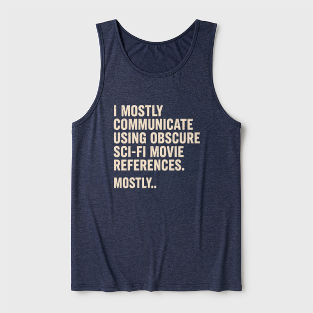 Sci-Fi Movie Reference Ultra Soft Heather Tank