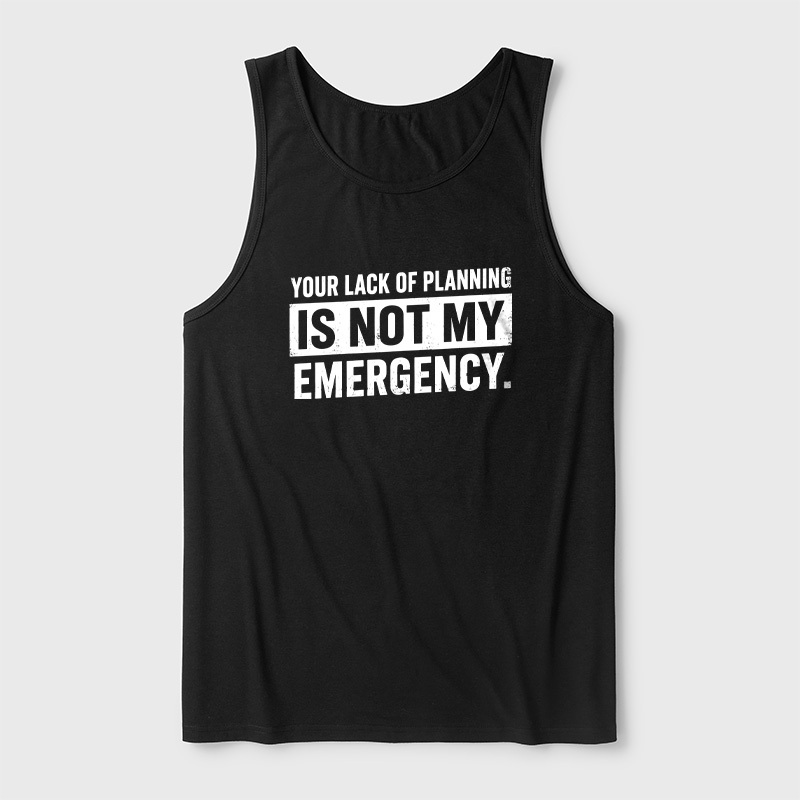 Not My Emergency Ultra Soft Heather Tank