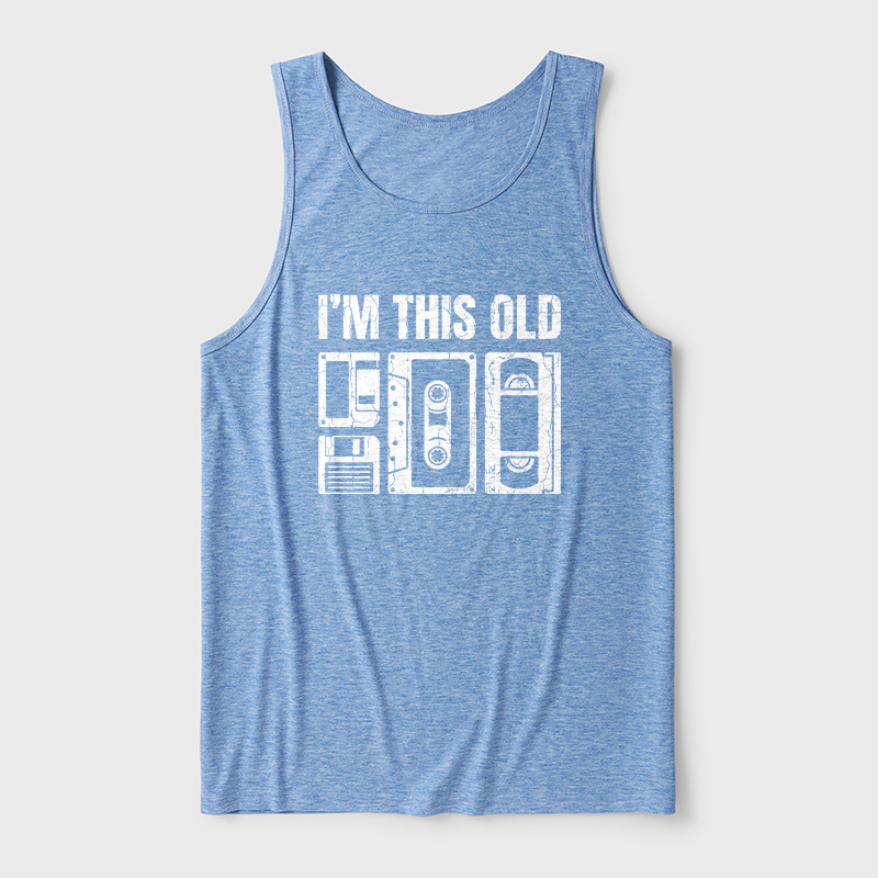 I'm This Old Vintage Ultra Soft Heather Tank