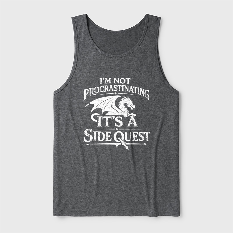 I'm Not Procrastinating It's A Side Quest Ultra Soft Heather Tank
