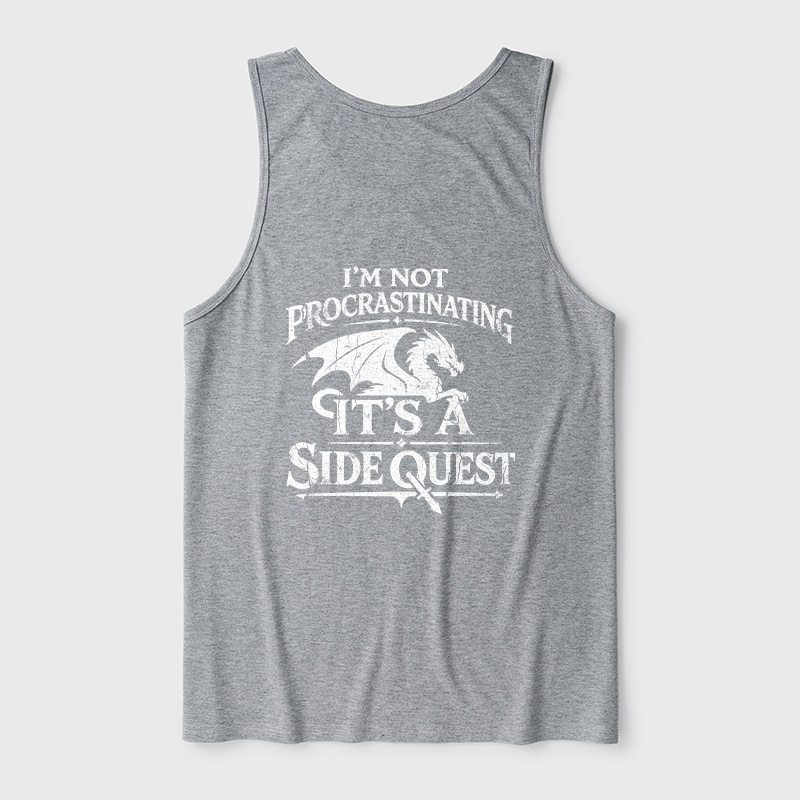 I'm Not Procrastinating It's A Side Quest Ultra Soft Heather Tank