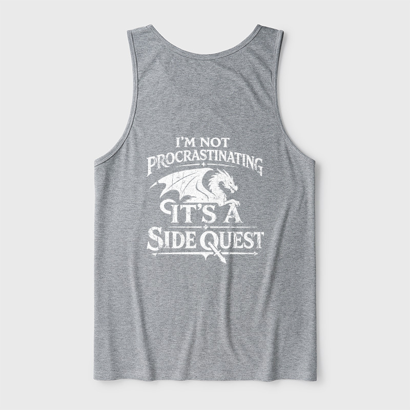 I'm Not Procrastinating It's A Side Quest Ultra Soft Heather Tank