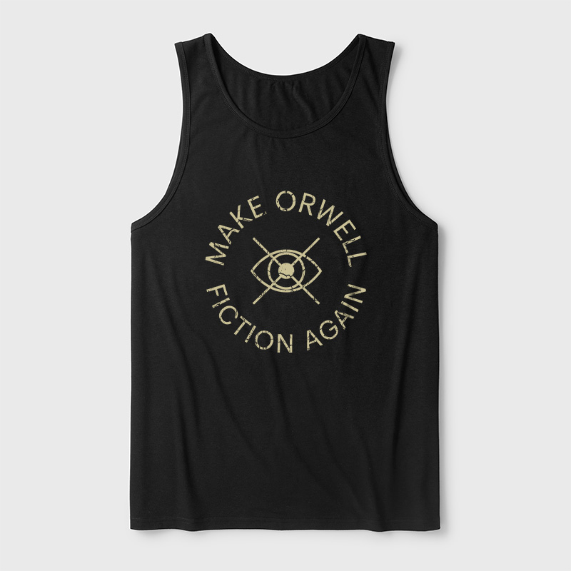 Make Orwell Fiction Again Ultra Soft Heather Tank