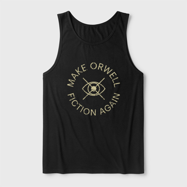Make Orwell Fiction Again Ultra Soft Heather Tank