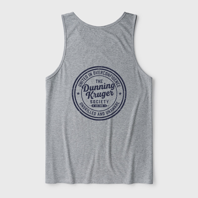 The Dunning-Kruger Society Ultra Soft Heather Tank