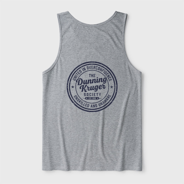 The Dunning-Kruger Society Ultra Soft Heather Tank