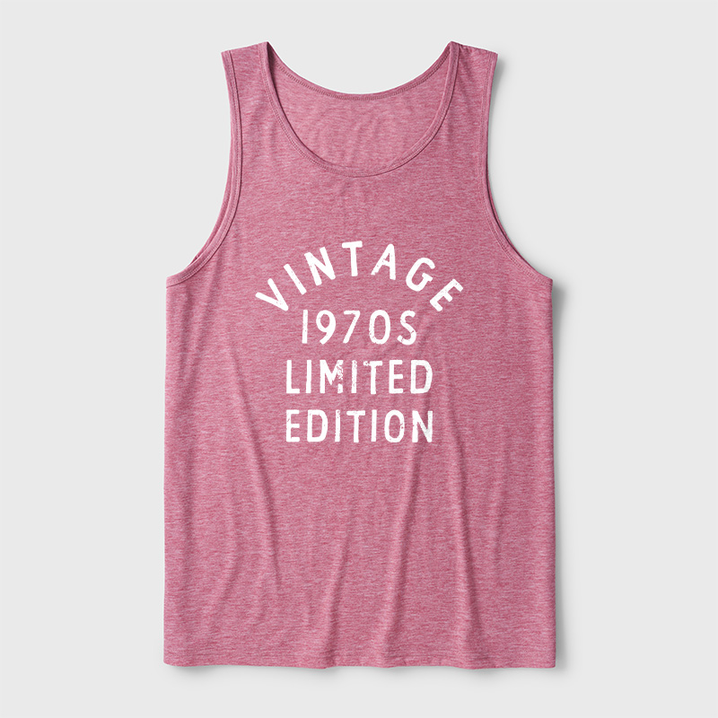 Vintage 1970s Limited Edition Ultra Soft Heather Tank