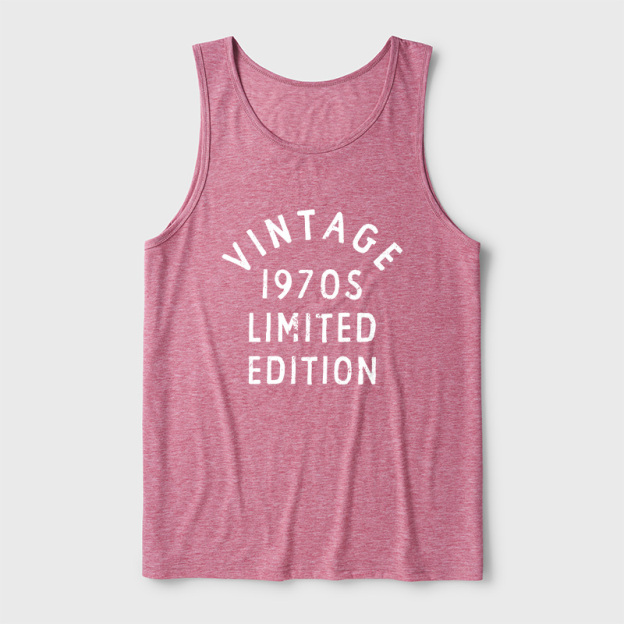 Vintage 1970s Limited Edition Ultra Soft Heather Tank