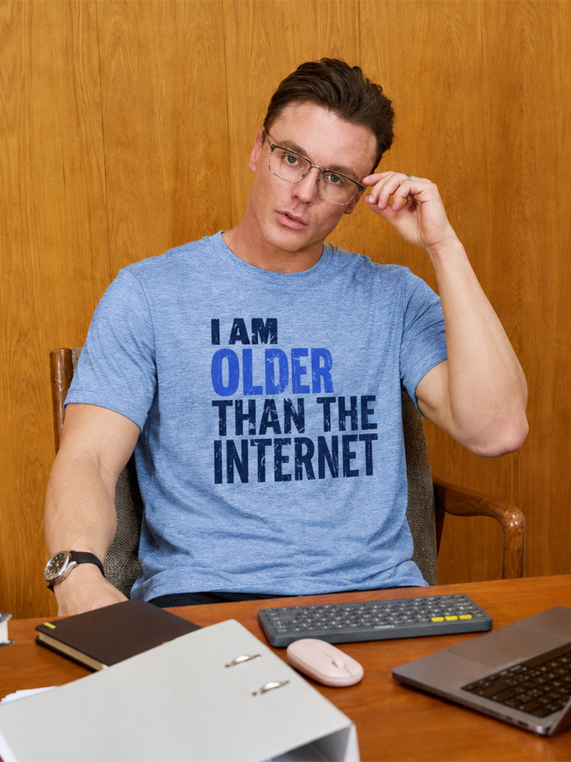 I'm Older Ultra Soft Heather Tee
