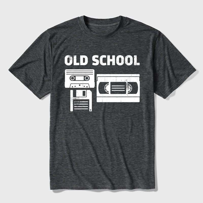 Old School Ultra Soft Heather Tee