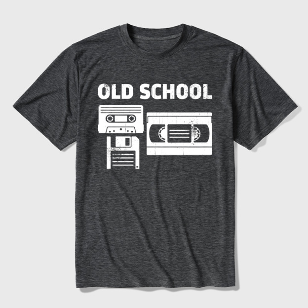Old School Ultra Soft Heather Tee