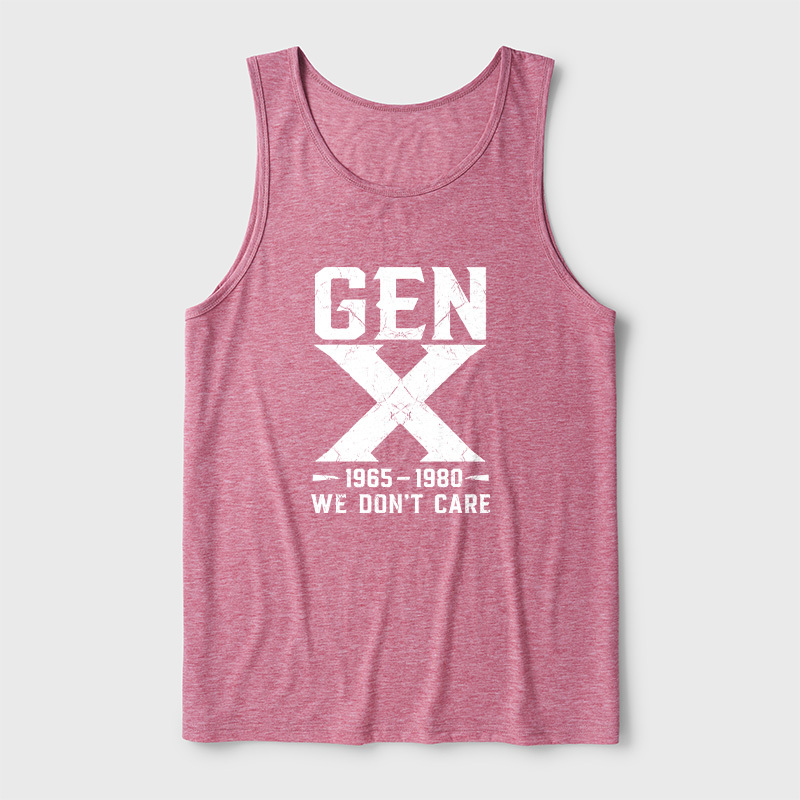 Gen X 1965-1980 We Don't Care Ultra Soft Heather Tank